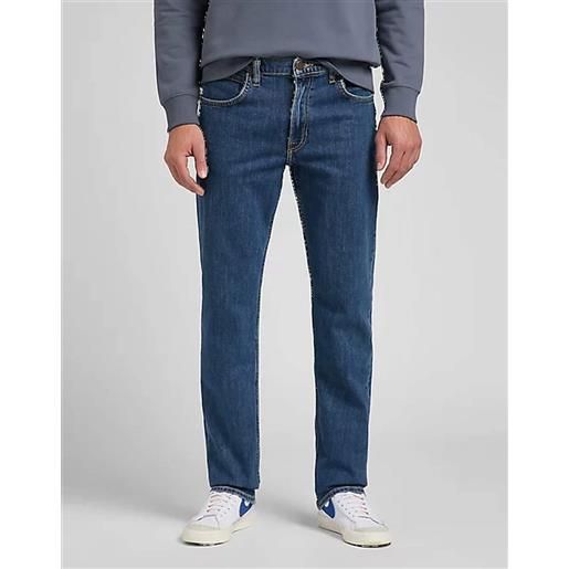 Lee jeans brooklyn straight in mid stone wash