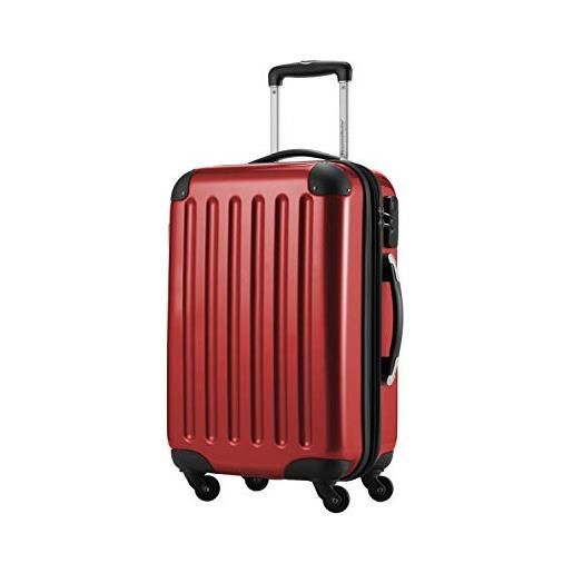 Hauptstadtkoffer bagaglio a mano rigida alex, taglia 55 cm, 42 litri, colore rosso