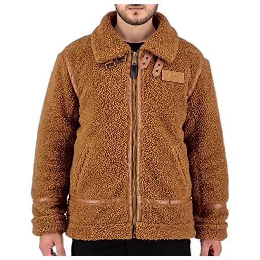 Alpha industries b3 teddy bomber jacket per uomo giacca, camel