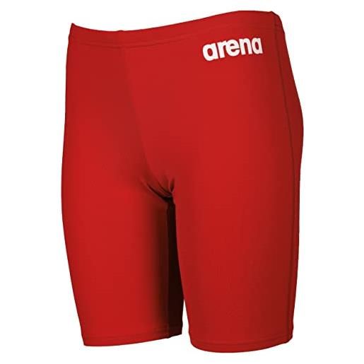 ARENA solid team junior costume bambino per piscina, costume jammer da gara ad asciugatura rapida, tessuto max. Life eco con massima resistenza al cloro e protezione uv 50+