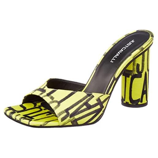 Just Cavalli sandalo donna, giallo, 35 eu