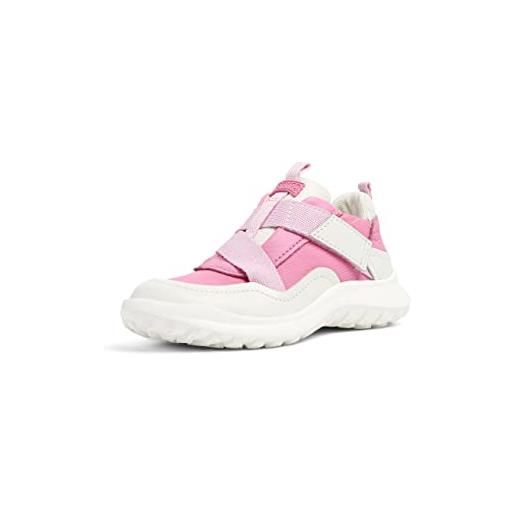 Camper crclr k800505, scarpe da ginnastica bambina, bianco e rosa, 31 eu