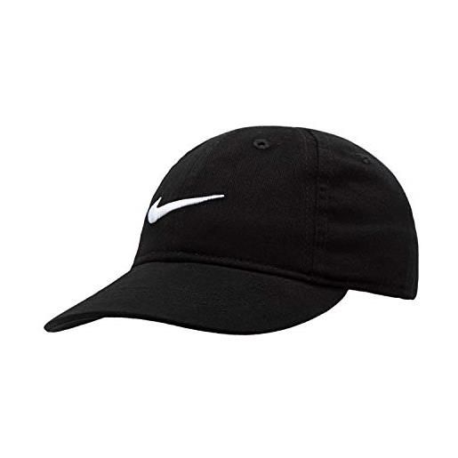 Nike little boys' antracite swoosh ricamato cap (nero)