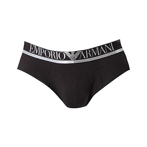 Emporio Armani underwear brief soft modal, pantaloncini da uomo, nero, xl