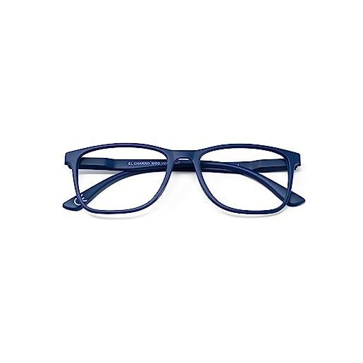 El Charro vermont occhiali da lettura, blu, standard unisex-adulto