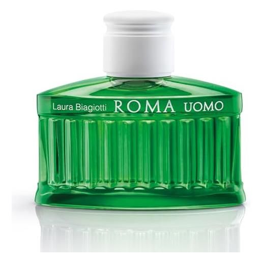 Laura Biagiotti, roma uomo green swing man, eau de toilette, profumo da uomo, 125 ml