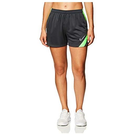 Nike - pantaloncini da donna academy pro knit grigio/verde xl