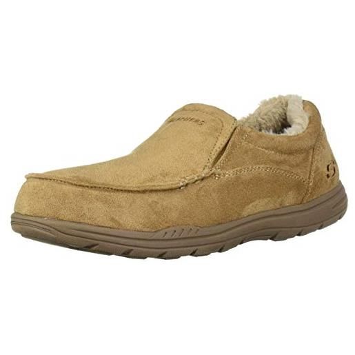 Skechers previsto x slipper, pantofole uomo, marrone chiaro, 39.5 eu
