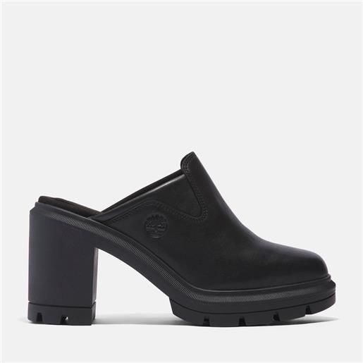 Timberland scarpa a zoccolo con tacco allington heights da donna in colore nero colore nero