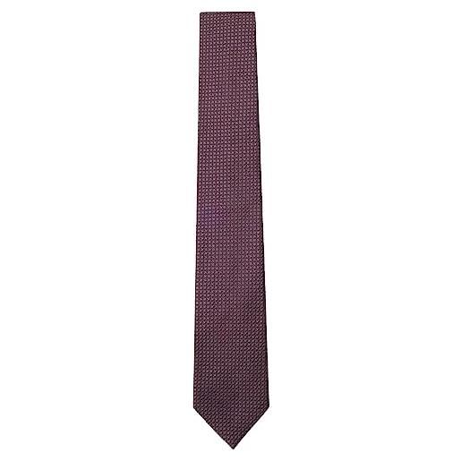 Hackett London cravatta 2 col star, grigio (carbone), taglia unica uomo