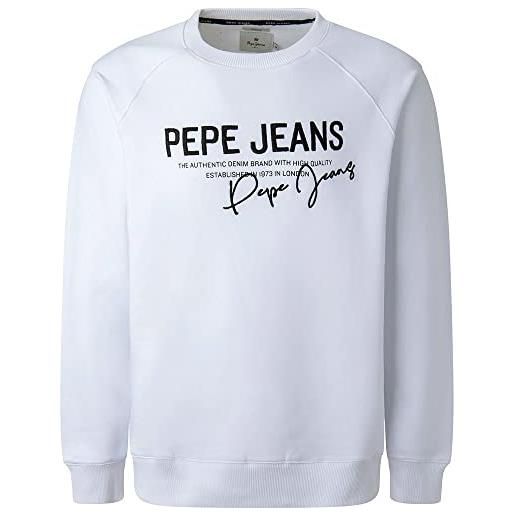 Pepe Jeans penn, maglia di tuta uomo, bianco (white), xxl