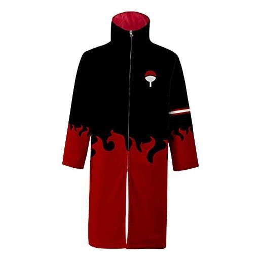 Piccodos costume da uomo e da donna akatsuki the red clouds manteau costume cosplay cappotto cappotto giacca a maglia da uomo taglia 4xl (petto 144 cm)