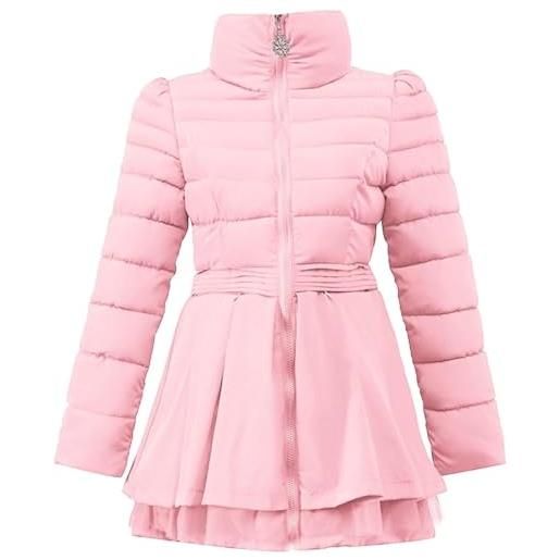 Yeooa donna inverno collo corto in piedi trapuntato piumino solido colore leggero elegante business abito giacca giacca outdoor inverno caldo (rosa, s)