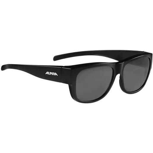 Alpina overview ii mirrored polarized sunglasses nero polarized black mirror/cat3