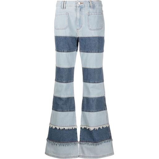 Andersson Bell jeans mahina con design patchwork - blu