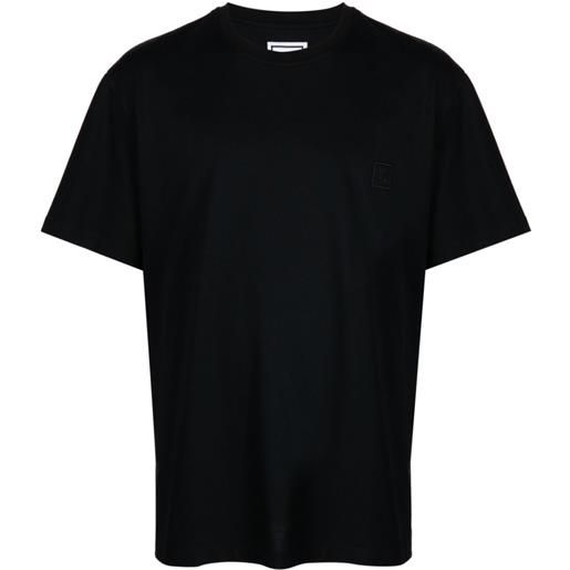 Wooyoungmi t-shirt con stampa grafica - nero