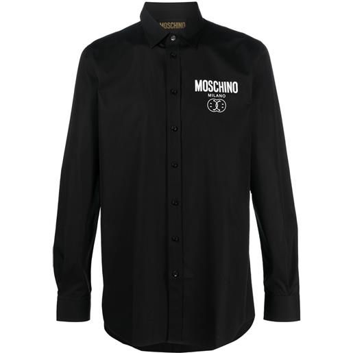 Moschino camicia con stampa - nero