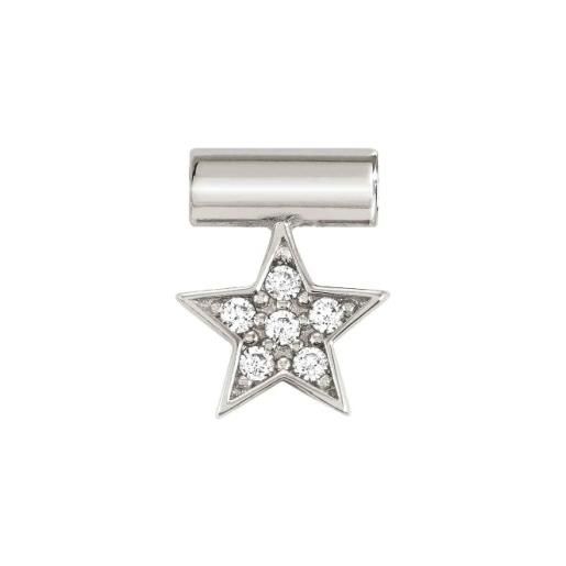 NOMINATION ciondolo seimia simbolo stella con zirconi donna NOMINATION