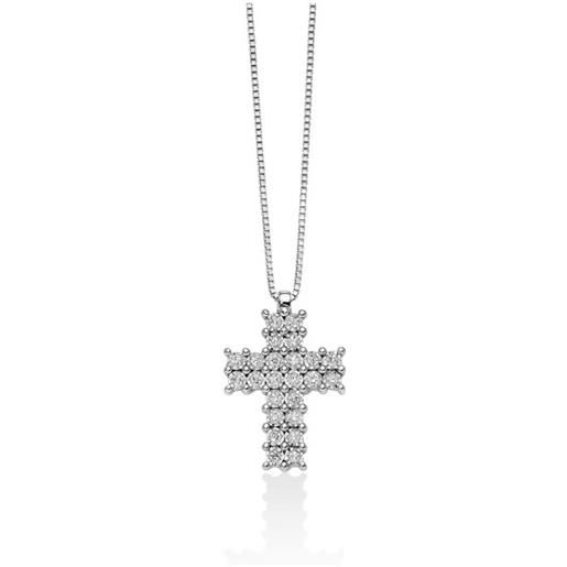 MILUNA collana pendente croce donna MILUNA tesori di diamanti