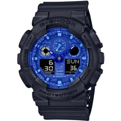 CASIO orologio resistente paisley blue uomo CASIO g-shock