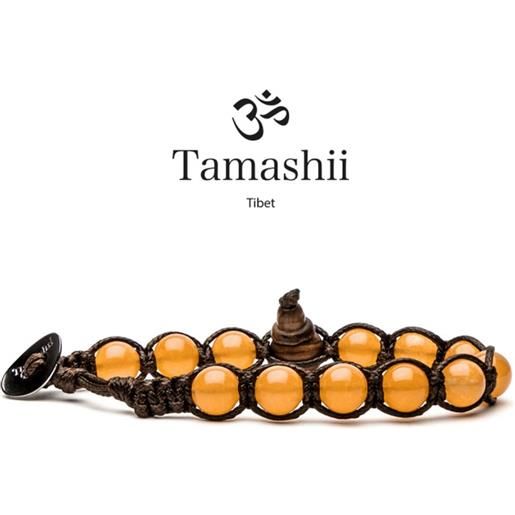 TAMASHII bracciale giada arancione uomo-donna TAMASHII 8 mm