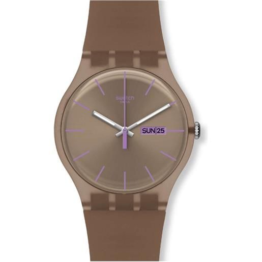 Orologio taupe rebel donna swatch