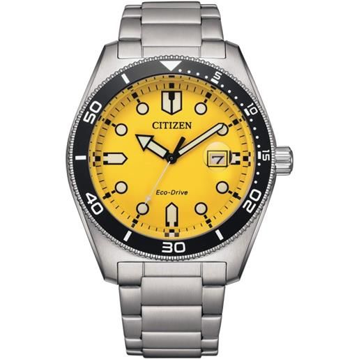CITIZEN orologio marine giallo uomo CITIZEN of