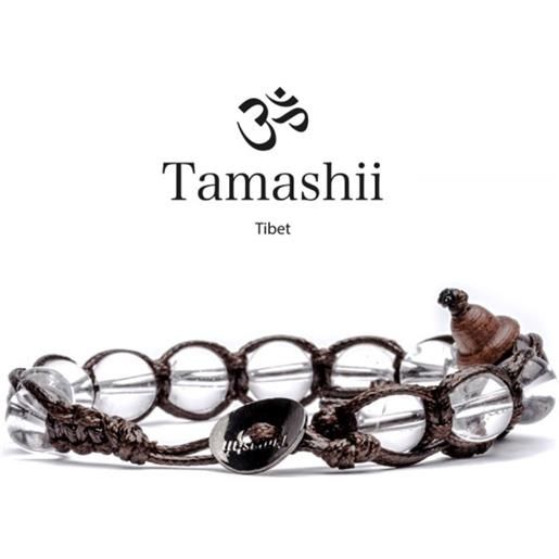 TAMASHII bracciale cristallo di rocca uomo-donna TAMASHII 1 giro
