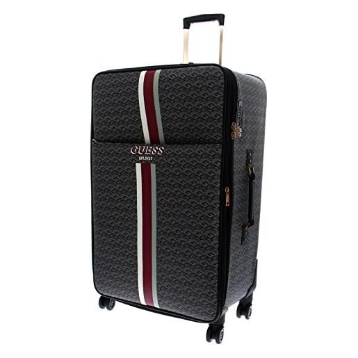GUESS vikky travel 28 in 8-wheeler expandable l charcoal logo