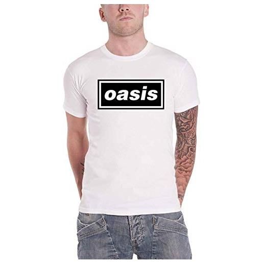 Oasis oasts01mw04 t-shirt, bianco, l unisex-adulto