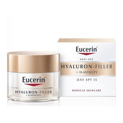 Eucerin hyaluron-filler + elasticity crema giorno spf 15 50ml