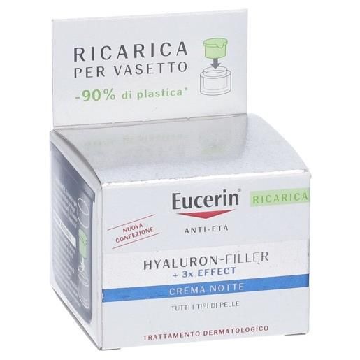 Eucerin hyaluron-filler +3x effect ricarica crema crema notte