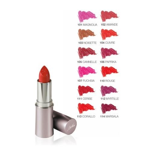 BIONIKE defence color lip. Velvet rossetto colore intenso 107 fuchsia