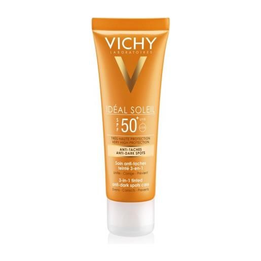 VICHY ideal soleil trattamento anti-macchie colorato 3in1 spf50+ 50ml