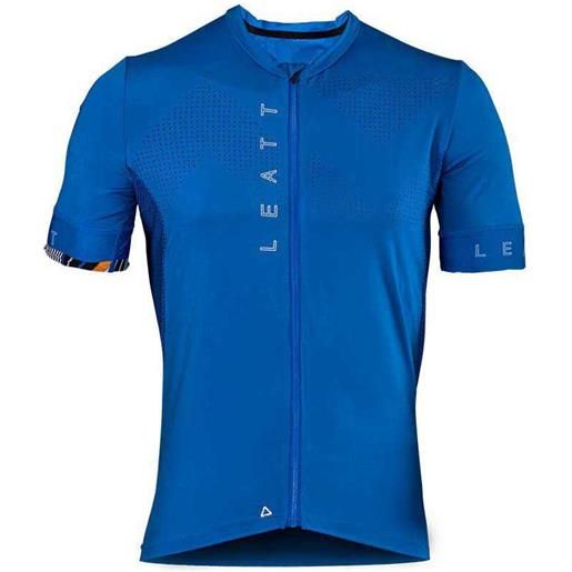 Leatt mtb endurance 5.0 short sleeve jersey blu s uomo
