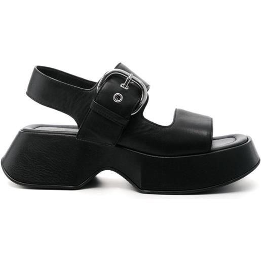 Vic Matie sandali con suola rialzata - nero