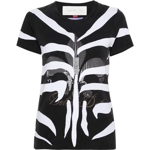 Conner Ives t-shirt the reconstructed zebra - nero