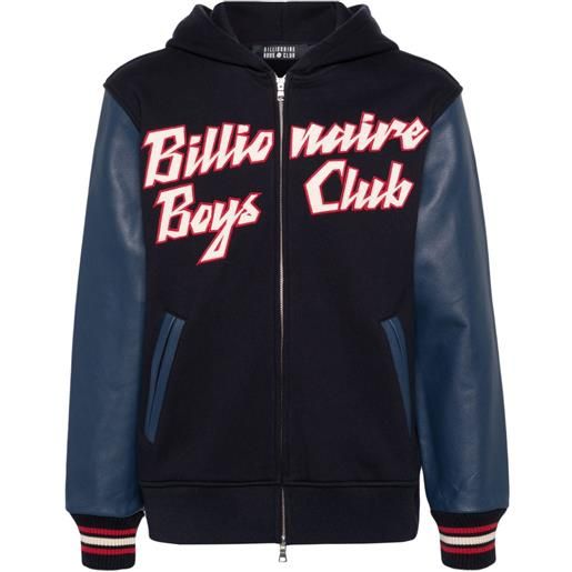 Billionaire Boys Club bomber con cappuccio - blu