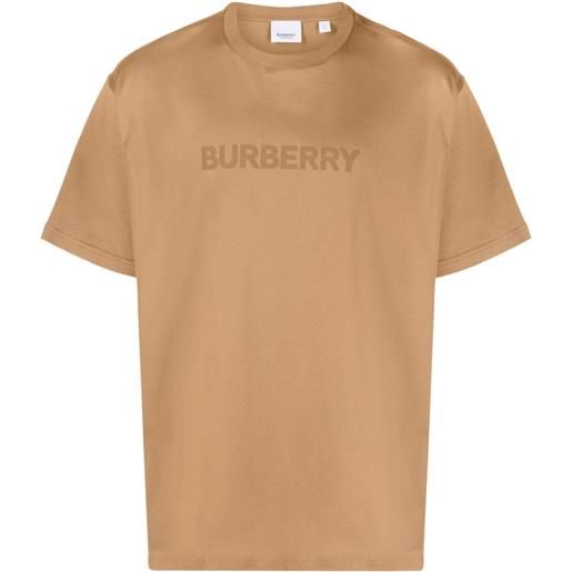 Burberry t-shirt con stampa - marrone