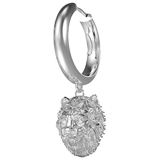 Guess orecchini lion king jume01304jwstt-u marca, única, metalli non preziosi, senza pietra preziosa