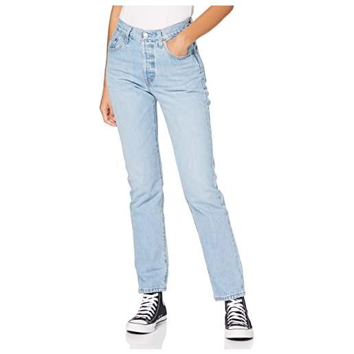 Levi's 501® crop, jeans donna, medium indigo worn in, 32w / 28l
