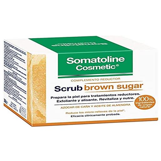 Somatoline scrub exfoliante complemento reductor brown sugar 350 gr