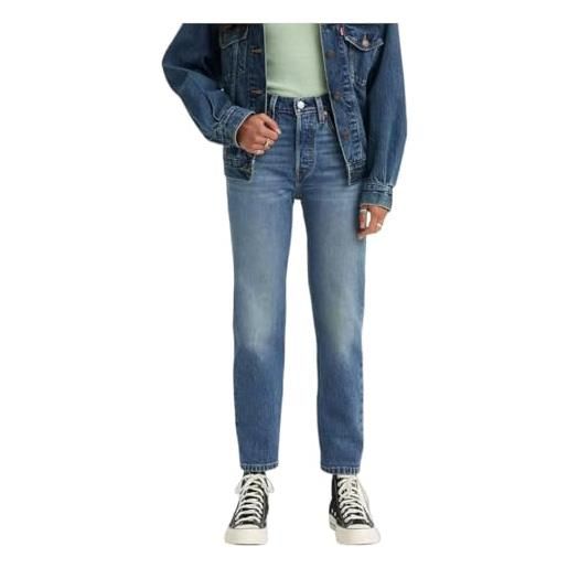 Levi's 501® crop, jeans donna, black sprout, 31w / 30l