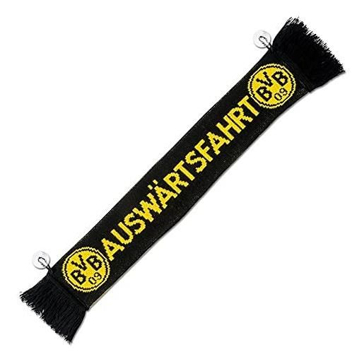 Borussia Dortmund, sciarpa per l'auto, nero-giallo, 