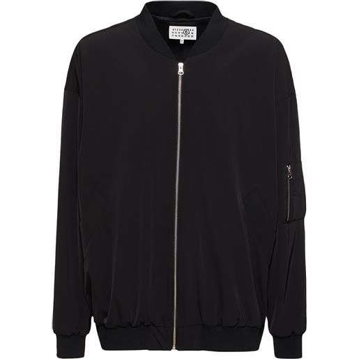 MM6 MAISON MARGIELA bomber in twill di poly stretch