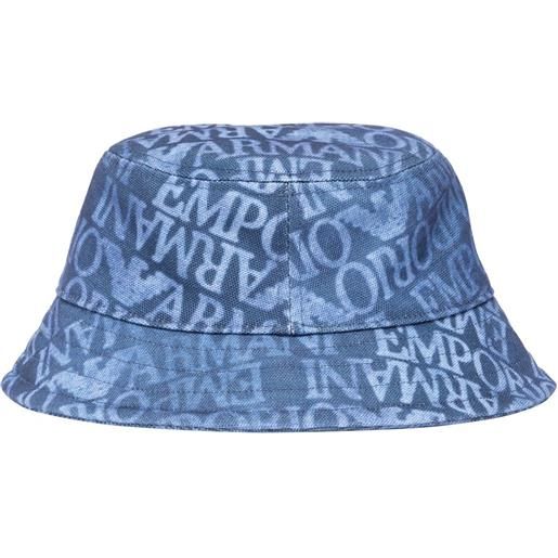 EMPORIO ARMANI cappello bucket in nylon con logo