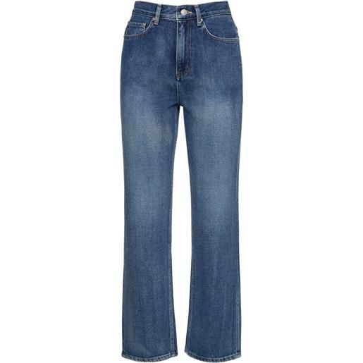 DUNST jeans larghi loose fit in denim di cotone