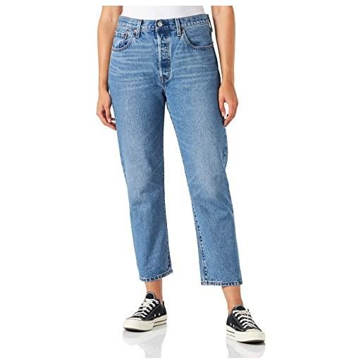 Levi's 501® crop, jeans donna, gray worn in, 30w / 26l