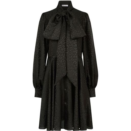 Nina Ricci abito corto con stampa - nero