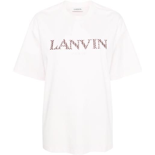 Lanvin t-shirt con applicazione - rosa